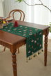 Christmas Snowflake Decoration Table Runner Jacquard Dining Cloth New Year Gift Winter Home Rustic Decor Bed Tail Flag Cover