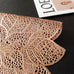 1PCS Gilding Placemat PVC Dining Table Cushion Zijinhua Hollow Scarf Table Runner Cross-Border Light Luxury High Temperature