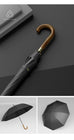 New Wooden Long Handle Luxury Umbrella Men Women, Outdoor 8 Bones Big Golf Rain Umbrella Windproof Strong, 120cm Diameter