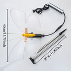 Automatic Opening LED Butterflies for Wedding Decor, Romantic Magical Light Up Wings for Party Christmas Festival Decoration