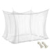 Bed Canopy Mosquito Net 4 Corners Mosquito Net for Bed Rectangular Bed Canopy Mesh Outdoor Camping Mosquito Netting for Home
