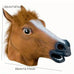 1 Pcs Simulation Horse Head Mask Cosplay Costume Party Funny Festival Horse Head Mask Headgear Creative Animal Role-playing Tool