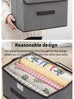 Fold Non Woven Fabric Storage Box Gray Home Supplies Clothing Underwear Sock And Kid Toy Storage Organizer Cosmetics