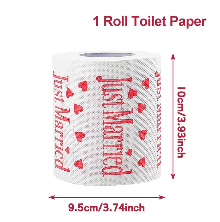 Merry Carousel Co. Toilet Roll Paper Merry Christmas