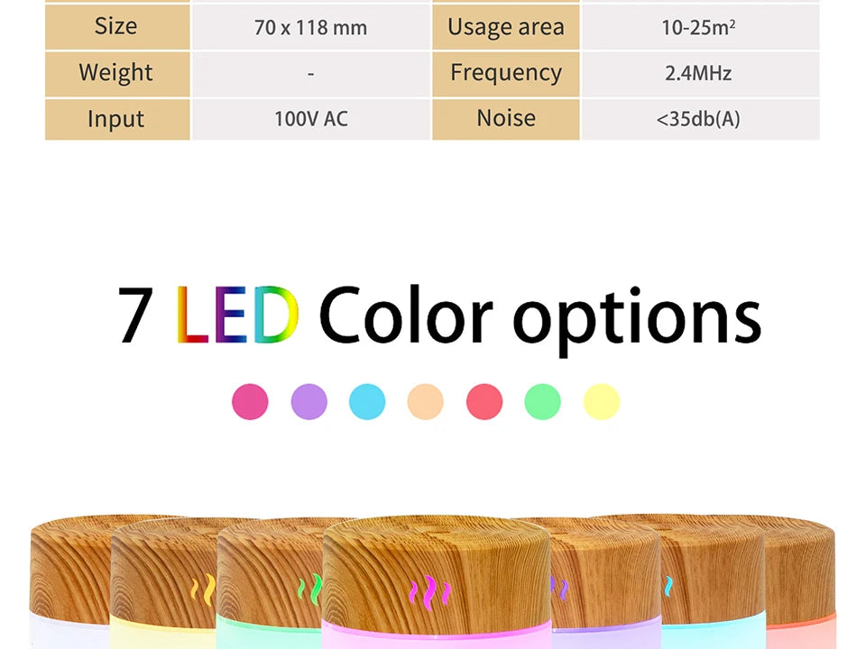 DwellCozy 260ml USB Ultrasonic Vase Aroma Diffuser