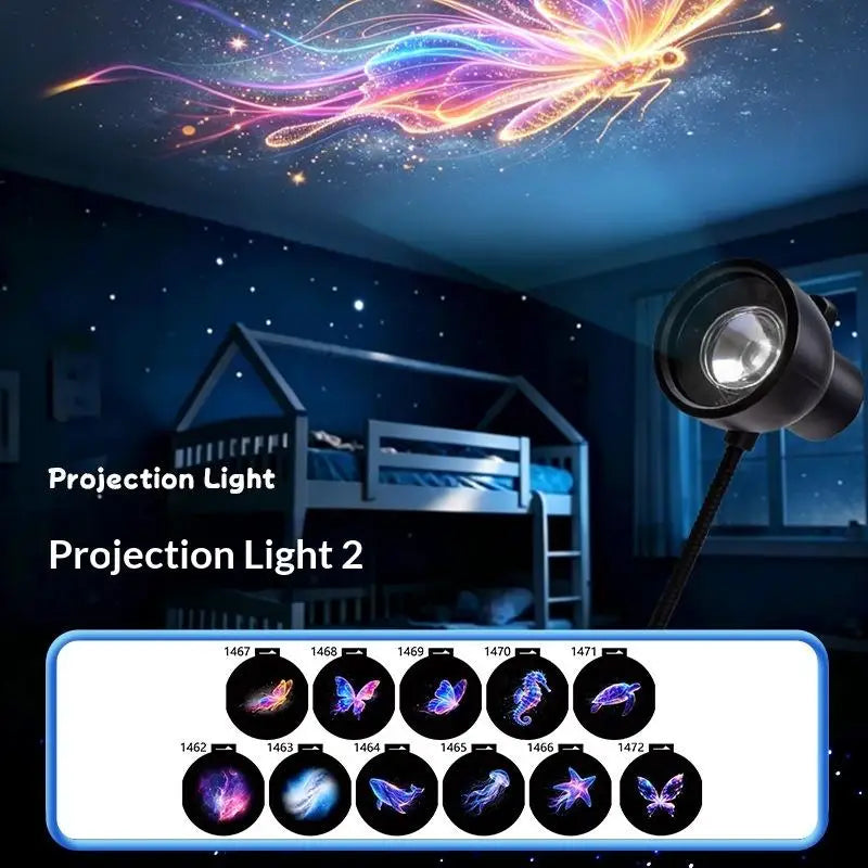 LumenNest Mini Galaxy Star Projector