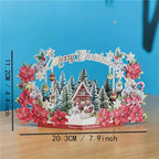 FestivePop 3D Santa Claus Christmas Card