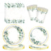 20pcs Disposable Tableware Such As Green Ink Party Sage Themed Paper Cups Plates Tissues Knives Birthday Party Decorations