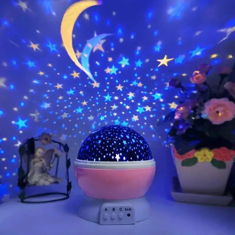 LumenNest Rotating Starry Sky Projector