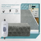 PlushWarm Velvet Plush Electric Blanket