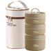 3pcs Insulated Lunch Box 304 Stainless Steel Food Grade Lunch Box Set with Insulation Bag 3 Individually Stackable Lunch Boxes