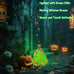 Halloween Witch Broom Light