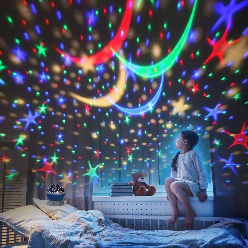 LumenNest Rotating Starry Sky Projector