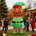 Christmas Elf Inflatable Costume Mascot Parade Adult Character Cosplay Christmas Party Event Plush Set