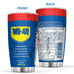 20Oz Stainless Steel vacuum Tumbler WD40 Engine Oil filter print Car Cup with Straw and Lid for Cold Hot Drink mug Engineer Gift
