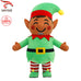 Christmas Elf Inflatable Costume Mascot Parade Adult Character Cosplay Christmas Party Event Plush Set