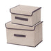 Fold Non Woven Fabric Storage Box Gray Home Supplies Clothing Underwear Sock And Kid Toy Storage Organizer Cosmetics