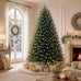 GAOMON 7.5 FT PE PVC Artificial Christmas Tree, Full Green Mixed Branches