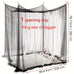 Large White Outdoor Camping Mosquito Net - Insect-Proof, Protective, Breathable, and Portable Bedroom, Hammock, and Tent Use
