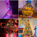 Christmas Outdoor Garden LED String Light 24V Xmas Tree Fairy Lights Waterproof Garland Lamp For Courtyard Holiday Party Decor