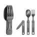 ROXON Out Door  Camping Cutlery Set  Stainless Steel Portable and Detachable
