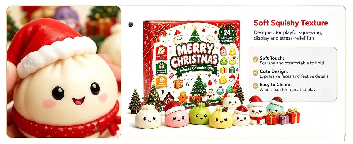 24‑Day Christmas Dumpling Squishy Advent Calendar 2026