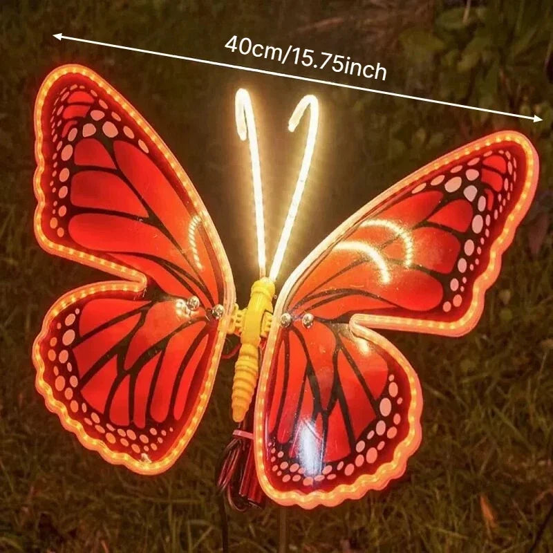 GardenGlow Automatic Opening LED Butterflies