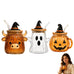 Tumblers Set Halloween Pumpkin Mug Glass Cups Glass Halloween Mugs，Pumpkin Double Wall Freezer Mug