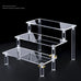 1-5 Tier Acrylic Display Stand Perfume Doll Clay Figurine Blind Box Storage Rack Transparent Ladder Makeup Organization W-2