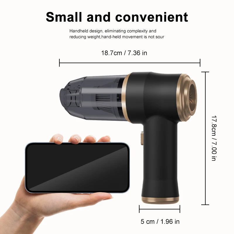 SuckPro Wireless Car Vacuum Cleaner