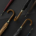 New Wooden Long Handle Luxury Umbrella Men Women, Outdoor 8 Bones Big Golf Rain Umbrella Windproof Strong, 120cm Diameter