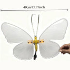 Automatic Opening LED Butterflies for Wedding Decor, Romantic Magical Light Up Wings for Party Christmas Festival Decoration