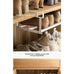 Adjustable Shoe Rack | Space-Saving Layered Organizer For Home Shoe Cabinets | Under-Shelf Shoe Holder With Hanging Basket