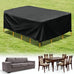 Outdoor Chair Cover & Sofa Table Cover, Garden Furniture Protection from Rain, Snow, Dust