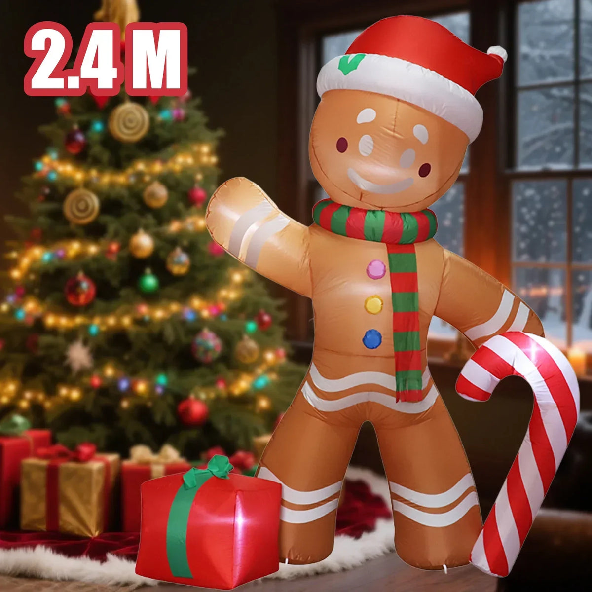GardenGlow  5FT Santa Claus