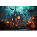 Halloween Backdrop Party Decoration Photo Banner Photography Background Props for Halloween Night Party Decoration Supplies