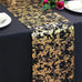 Sparkle Metallic Table Runners Gold Silver Thin Table Runner Glitter Sequin Metallic Foil Mesh Roll Birthday Party Decor Wedding
