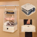 1pc Hanging Travel Clothes Storage Bag Large Capacity Underwear Storage Bag Business Trip Tourism Hotel Wardrobe Hanging Bag