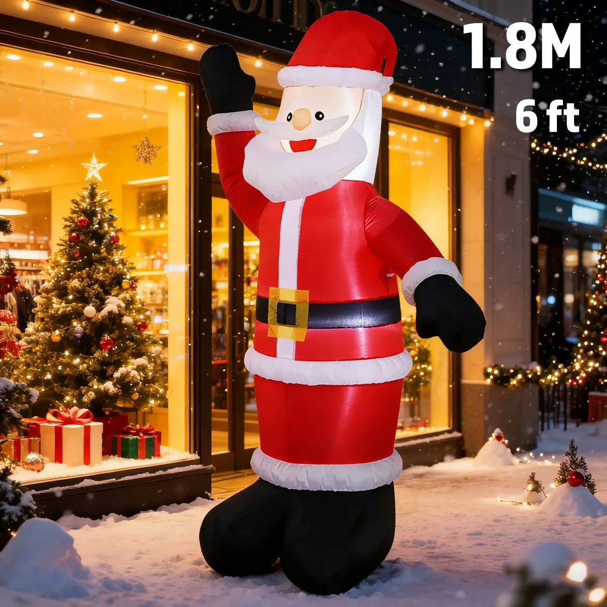 GardenGlow  5FT Santa Claus