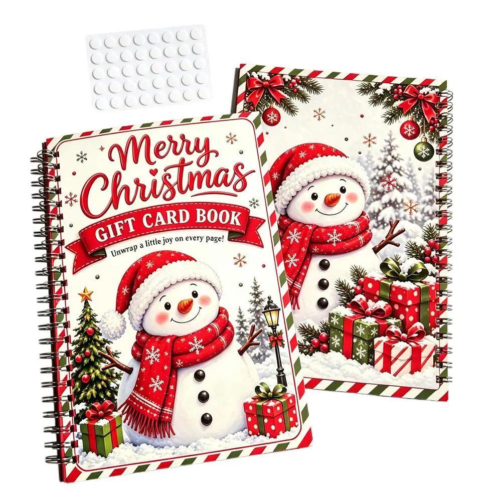 JingleBind Christmas Gift Card Holder Book