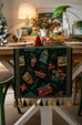 Christmas Snowflake Decoration Table Runner Jacquard Dining Cloth New Year Gift Winter Home Rustic Decor Bed Tail Flag Cover