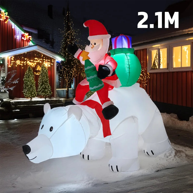 GardenGlow  5FT Santa Claus