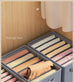 Thickened Pants Storage Box Foldable 9/7/6 Grids Organizer for Jeans Sweatshirt Shirt Wardrobe Organizers of Cabinets and Drawer