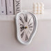 Surreal Melting Clock Silent Melted Wall Clock Salvador Dali Style Wall Watch for Decorative Home Office Shelf Desk Table Gift