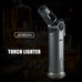JOBON Strong Blue Flame Lighter 360° Inverted Ignition Rotatable Nozzle Safety Lock Design Inflatable Lighters