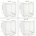 Large White Outdoor Camping Mosquito Net - Insect-Proof, Protective, Breathable, and Portable Bedroom, Hammock, and Tent Use