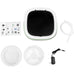 12L Portable Mini Washing Machine, Foldable Washer and Spin Dryer with Drainage Basket, Electric Collapsible Washing Machine for Apartment Camping, RV, Travel, Underwear, Socks (12Green)