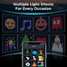 2026 Christmas Decorations Lights Outdoor LED Curtain Fairy Lamp App Control DIY Pattern Waterproof for Wedding Party Home Xmas