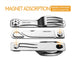ROXON Out Door  Camping Cutlery Set  Stainless Steel Portable and Detachable