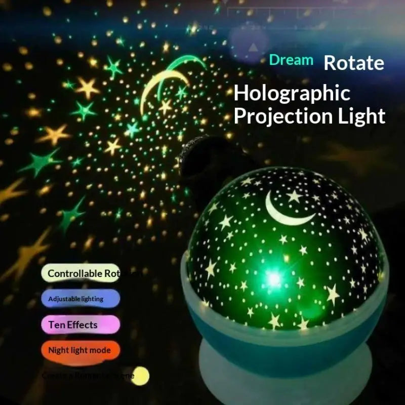 LumenNest Rotating Starry Sky Projector